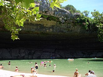 Hamilton Pool Preserve in Central Texas