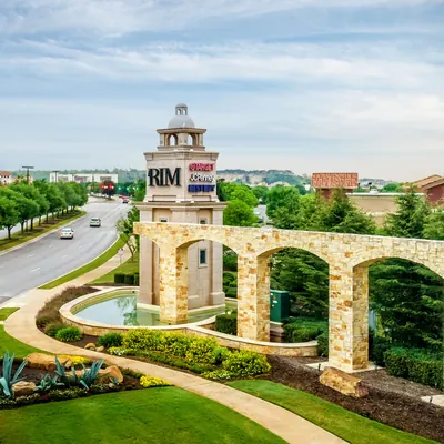The RIM shopping and commercial district in Far North Central San Antonio, TX