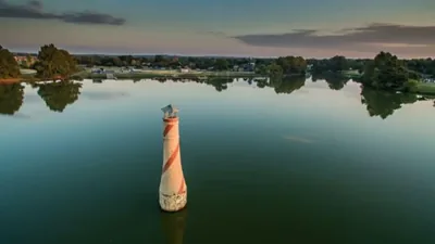 Woodlawn Lake in the Inner West Side of San Antonio