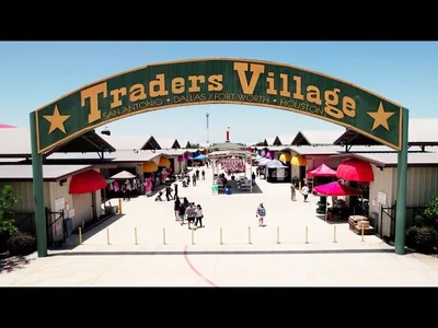 Entrance to Traders Village in San Antonio